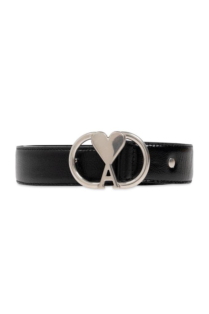 【AMI PARISA】レザーベルト AMI Paris Ami De Coeur レザーベルト | ブラック | FARFETCH JP