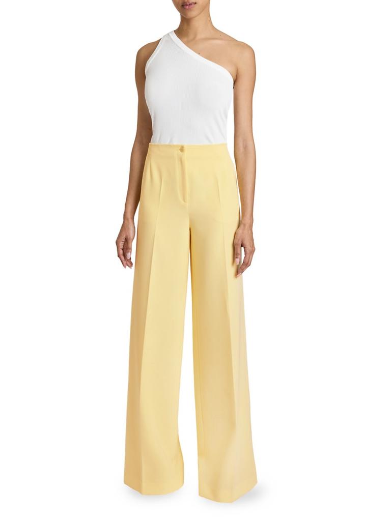 Santorelli Techno Crepe Wide-Leg Pants