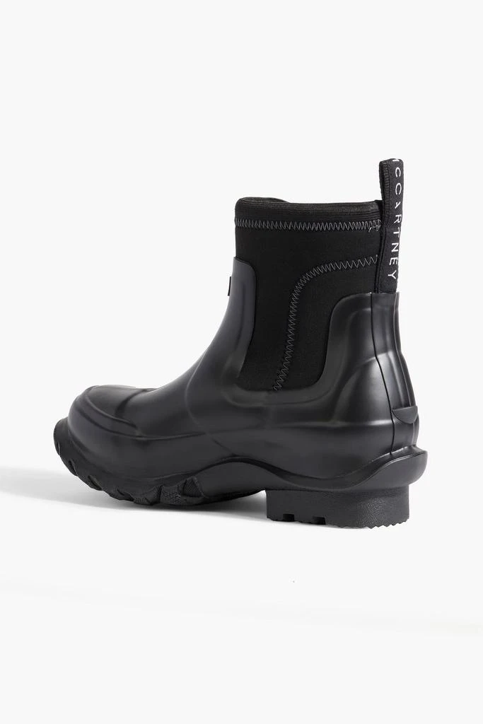 Stella McCartney + Hunter rubber and neoprene rain boots 3