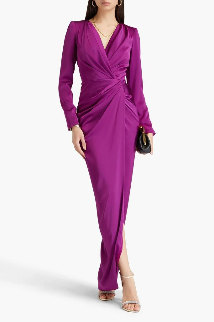 Shop Draped satin maxi dress on Sale at BeyondStyle  Get 65% Off Draped satin  maxi dress with Limited-Time Flash Deals, Exclusive Discounts, and Special  Offers. Enjoy Unbeatable Savings on Draped satin