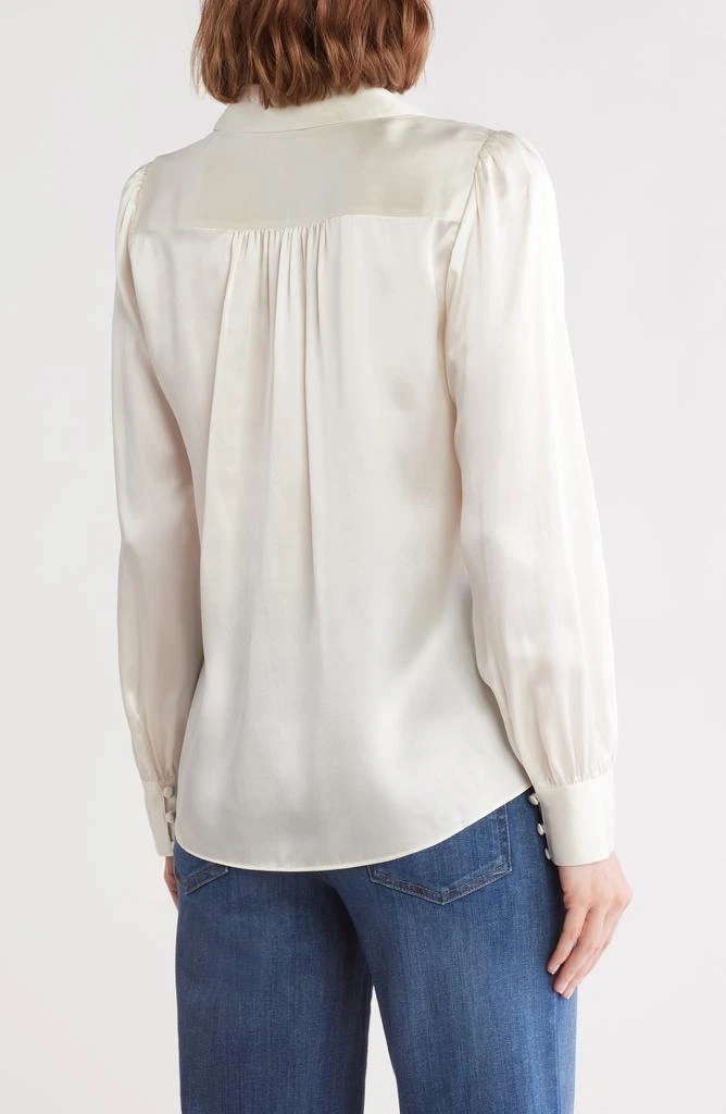 FRAME Round Collar Button Front Shirt 2