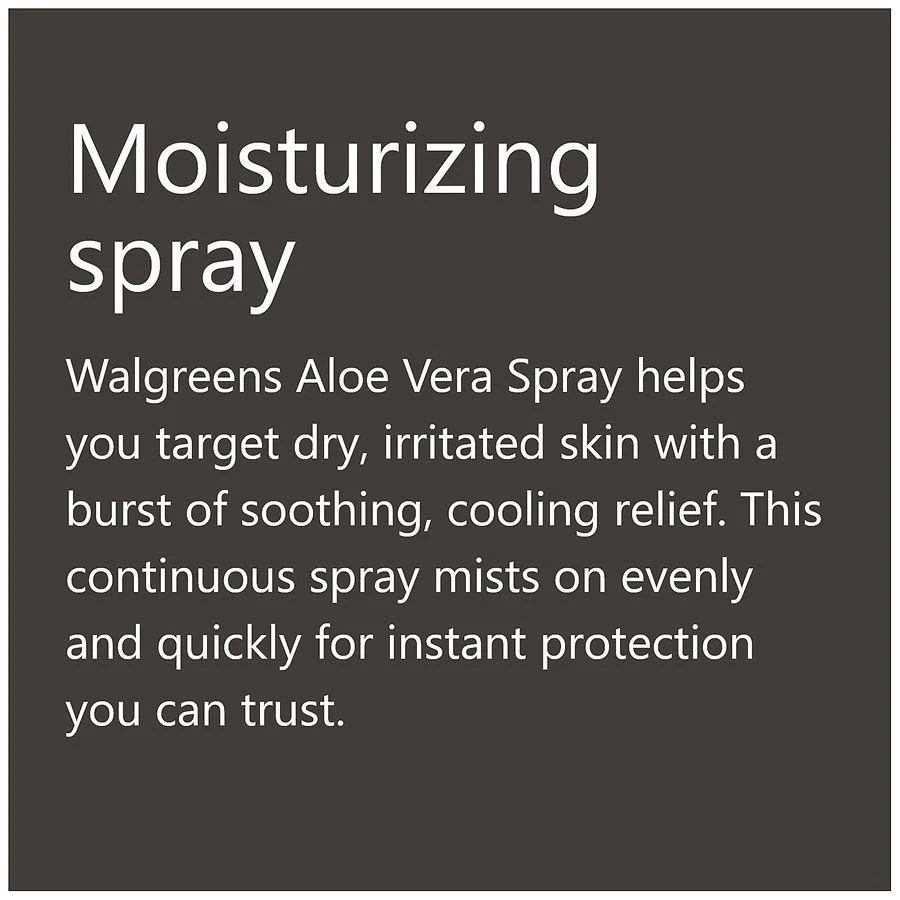 Walgreens Aloe Vera Spray 6