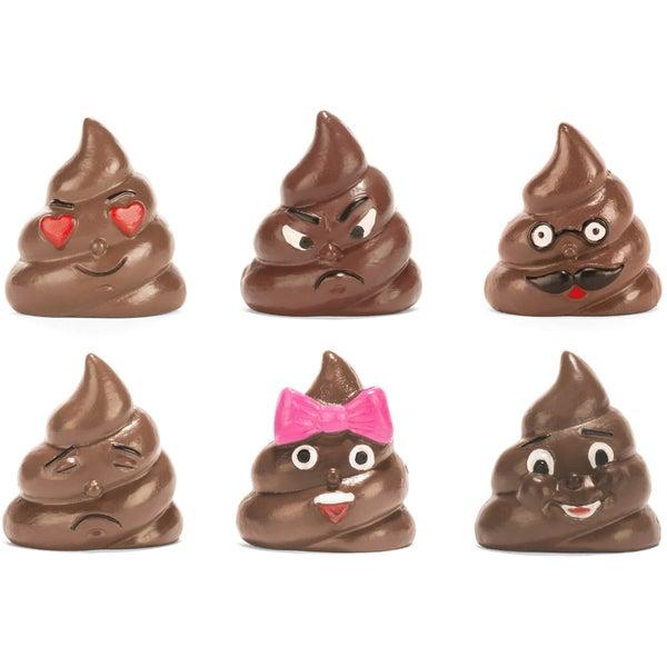 Kikkerland Emoji Poop Magnets