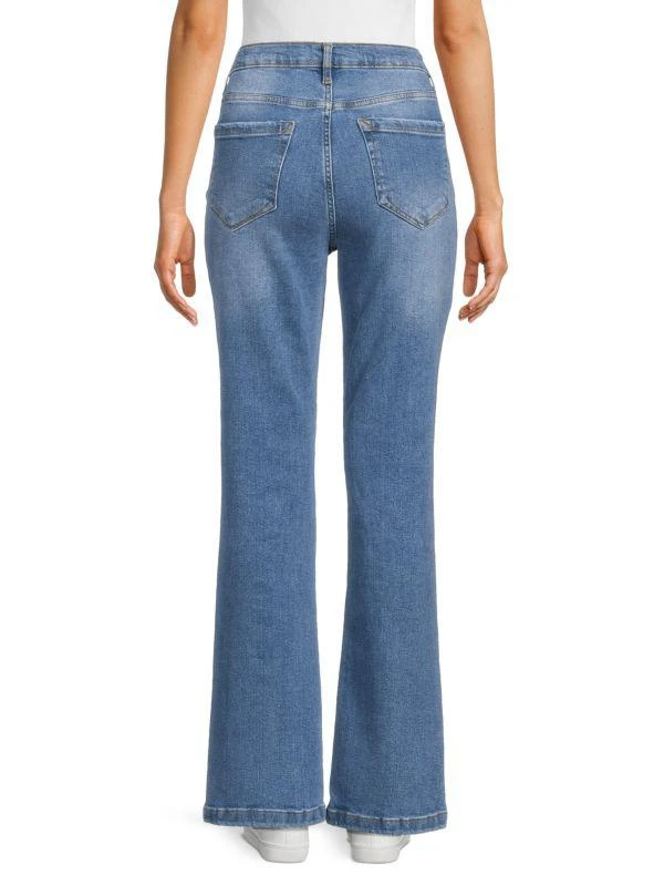 Kensie High Rise Bootcut Jeans 2