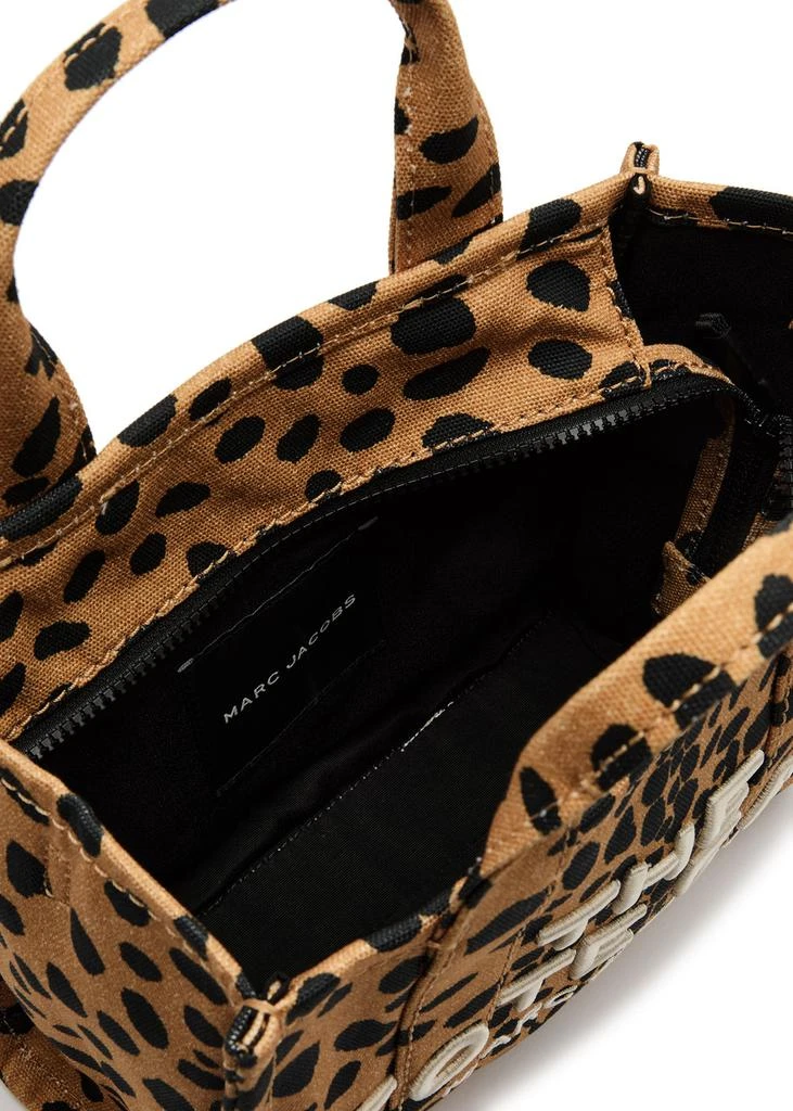 Marc Jacobs The Tote small leopard canvas tote 4