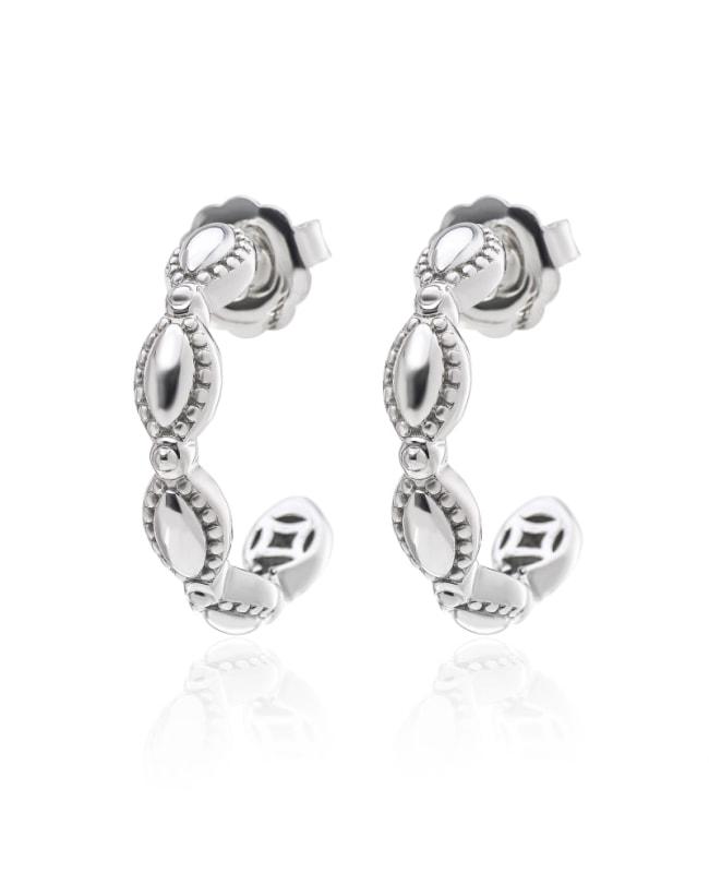 Charles Krypell Charles Krypell Firefly Sterling Silver and 14K White Gold Women's Earrings 1-6964-FFS