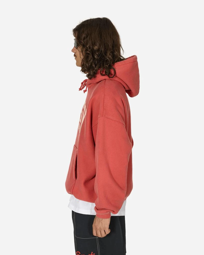 STUSSY International Hooded Sweatshirt Washed Red 2