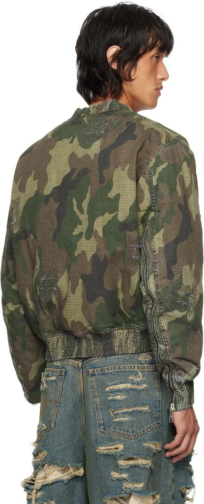 424 Khaki Military Bomber Jacket 3