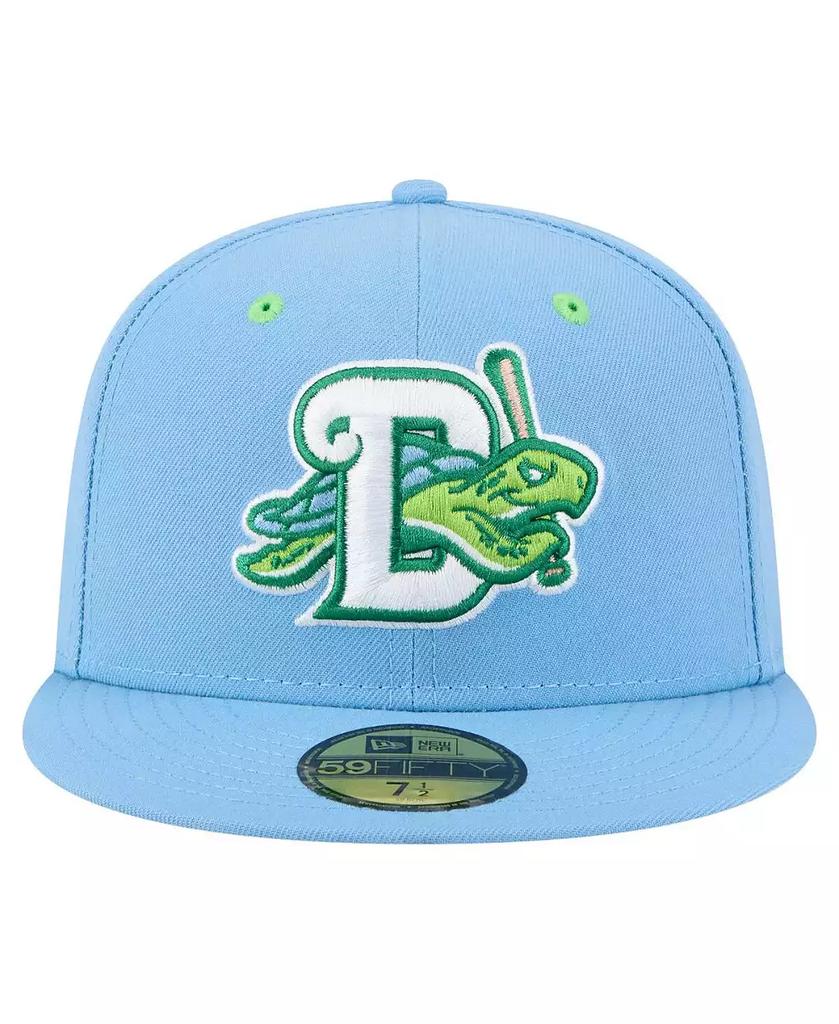 New Era Men's Light Blue Daytona Tortugas Authentic Collection 59FIFTY Fitted Hat
