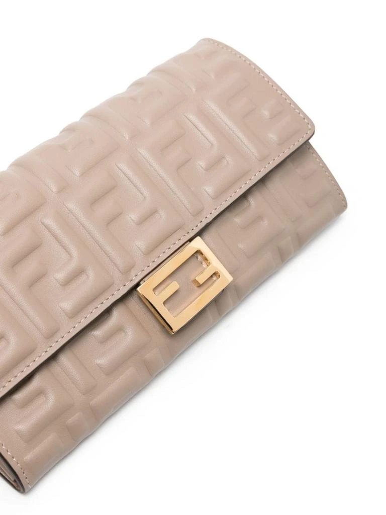 Fendi FENDI - Baguette Leather Wallet On Chain 2