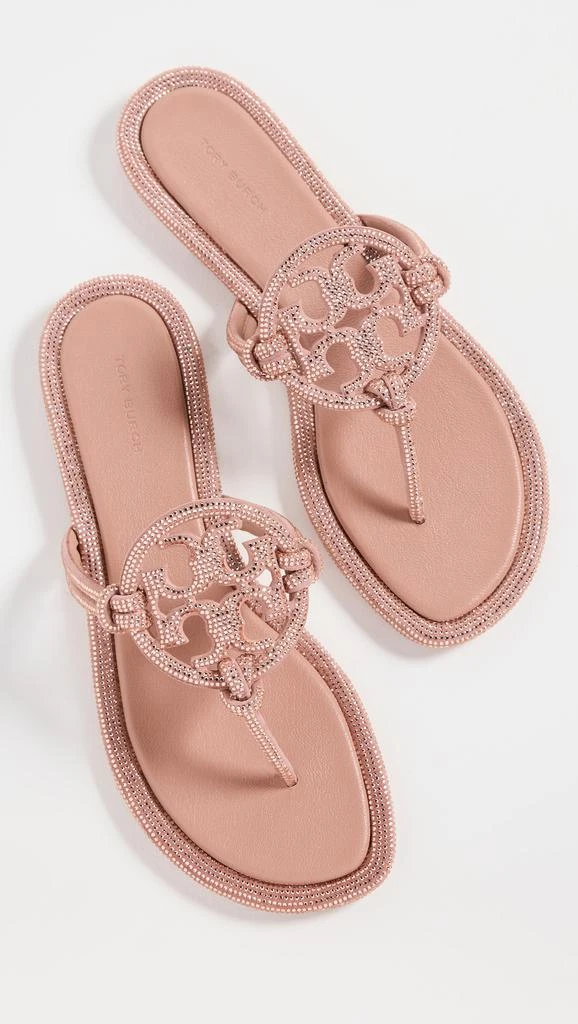 Tory Burch Miller Knotted Pave Sandals 1