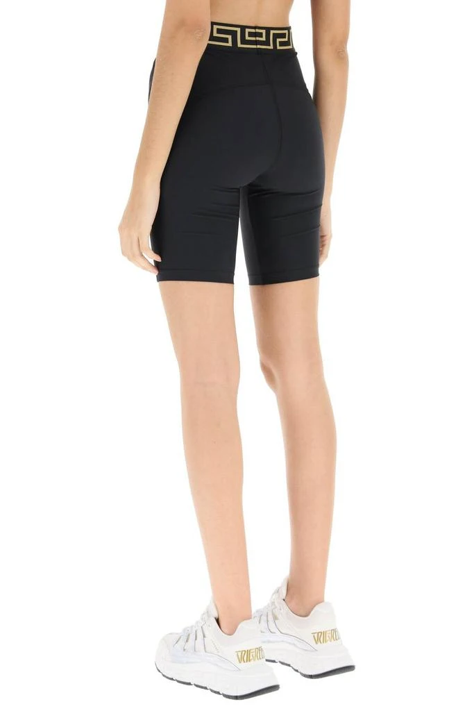 Versace Versace Greca Motif Elastic Waistband Biker Shorts 3