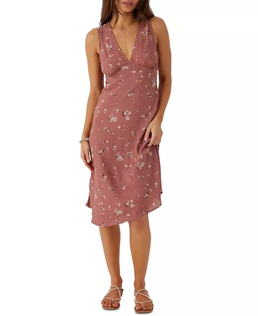 O'Neill Juniors' Lynn Sleeveless Floral Midi Dress 1