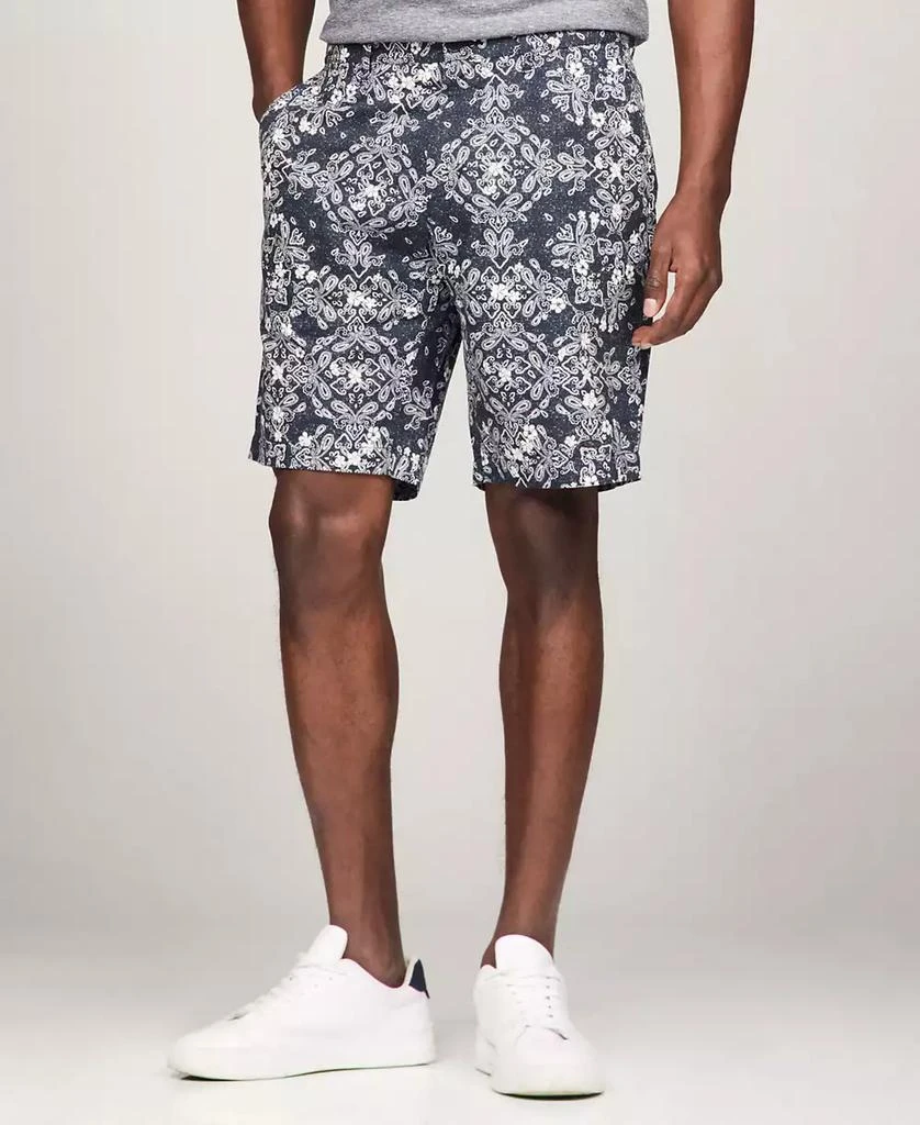 Tommy Hilfiger Men's Harlem 9" Poplin Paisley Shorts 1