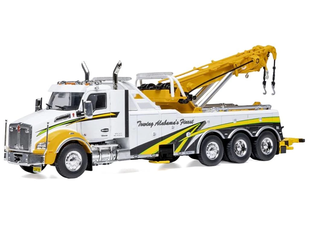 IXO 2018 Kenworth T880 Wrecker Tow Truck "Towing Alabama
s Finest" White with Graphics 1/43 Diecast Model by  Models 2