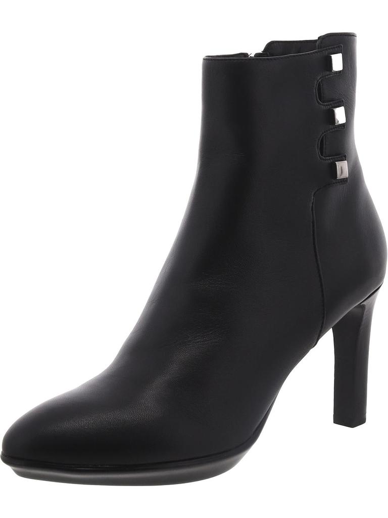 Aquatalia Romea Womens Leather Embellished Mid-Calf Boots