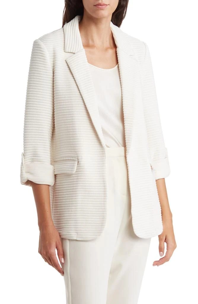 DR2 by Daniel Rainn Stripe Notch Lapel Blazer 1