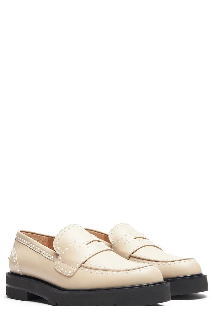 Stuart Weitzman Stuart Weitzman Parker Lift Mini Pearl-Embellished Loafers 3