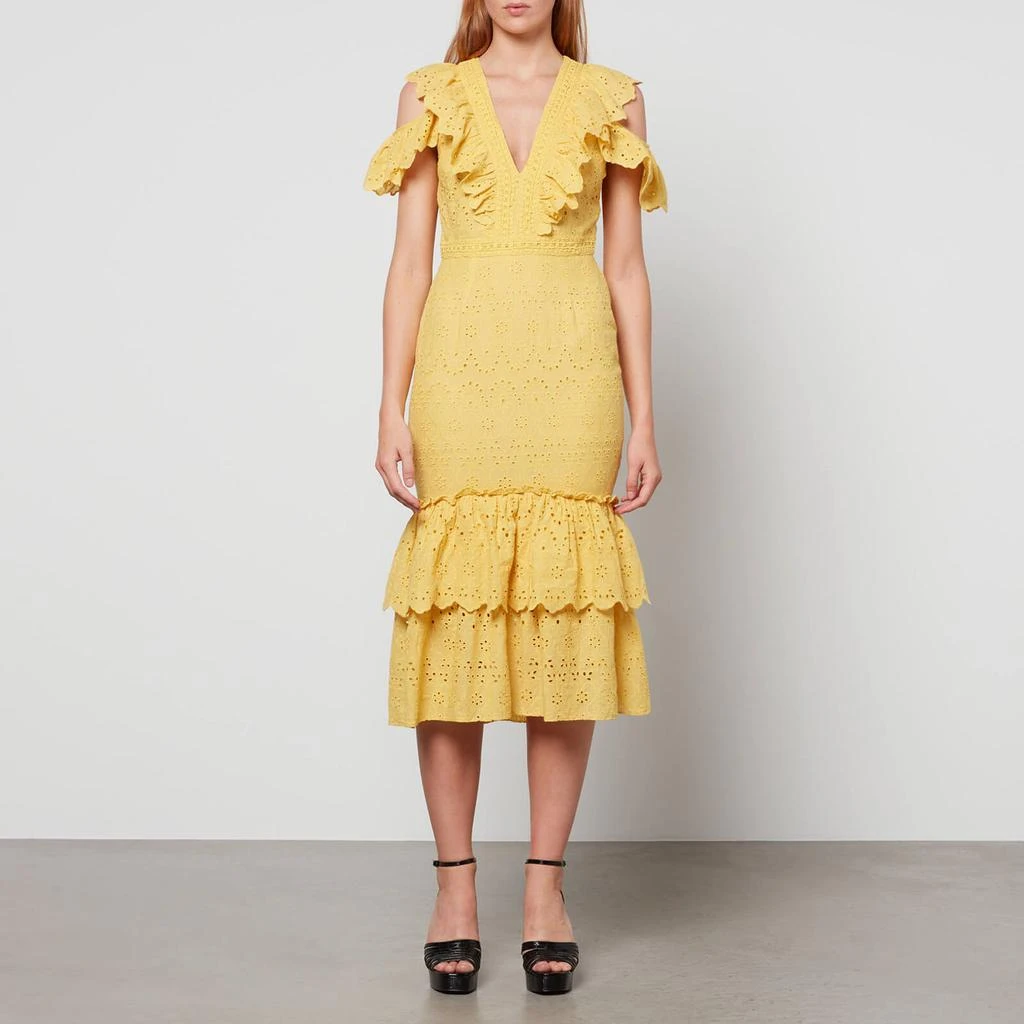 The Hut Hope & Ivy Women's Amber Dress - Yellow 1