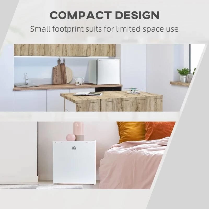 Hivvago Compact Countertop Upright Mini Freezer 1.1 Cu.Ft, White 3