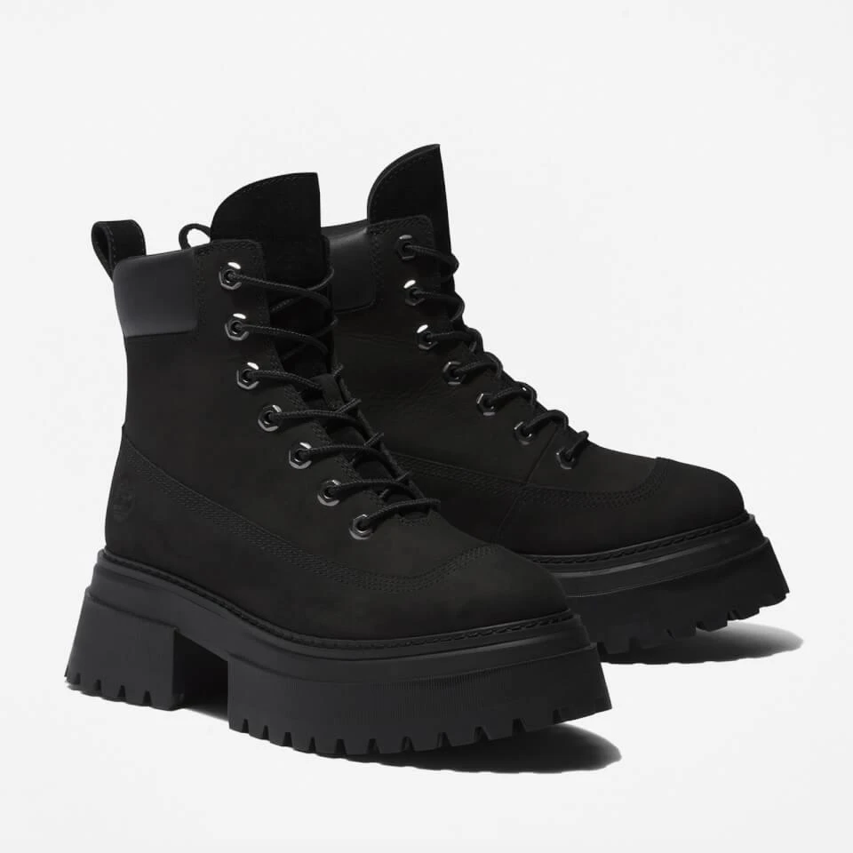 Timberland TIMBERLAND SKY NUBUCK LEATHER PLATFORM BOOTS 2