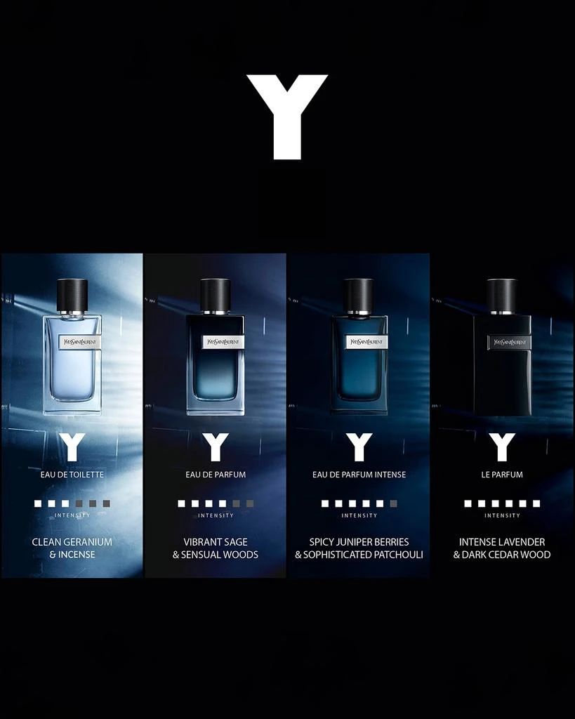 Yves Saint Laurent Y Eau de Parfum Intense, 3.4 oz. 4