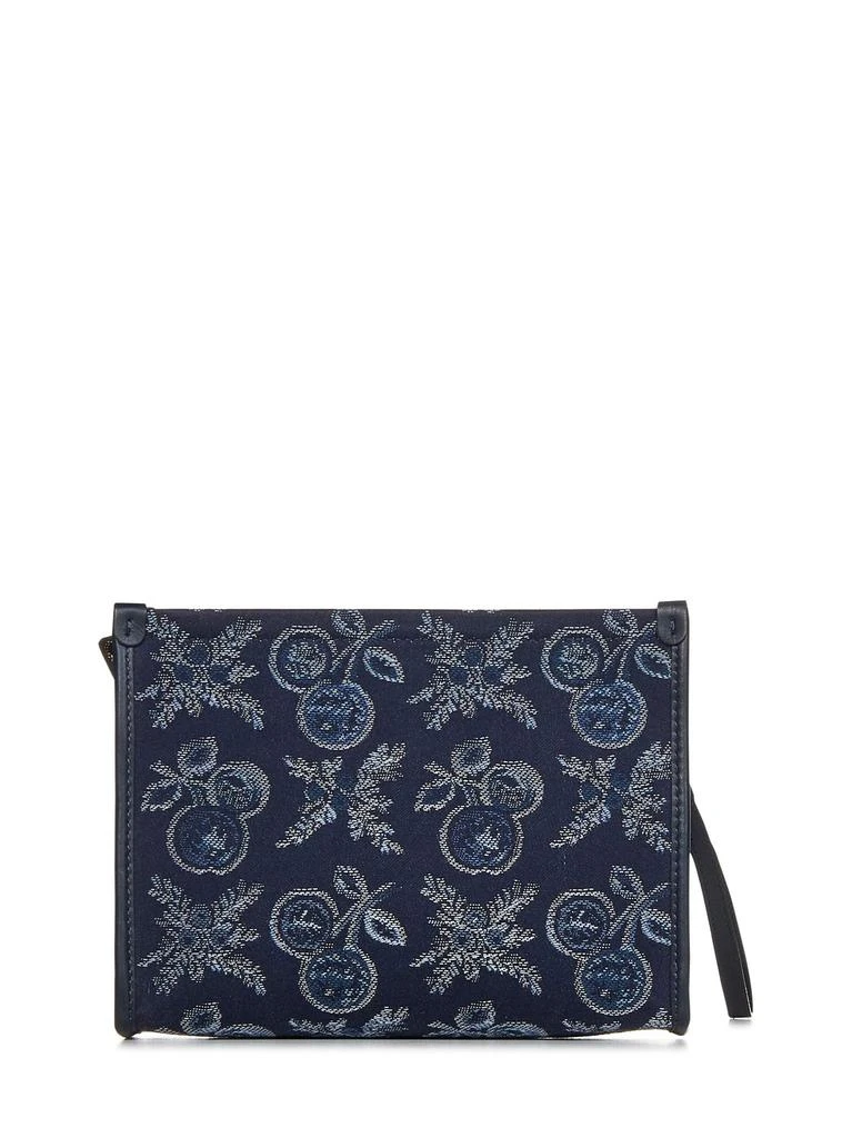 ETRO Etro Logo Embroidered Floral Jacquard Clutch Bag 2