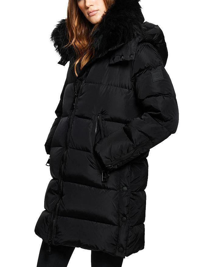 SAM. Addison Shearling Trim Puffer Coat 3