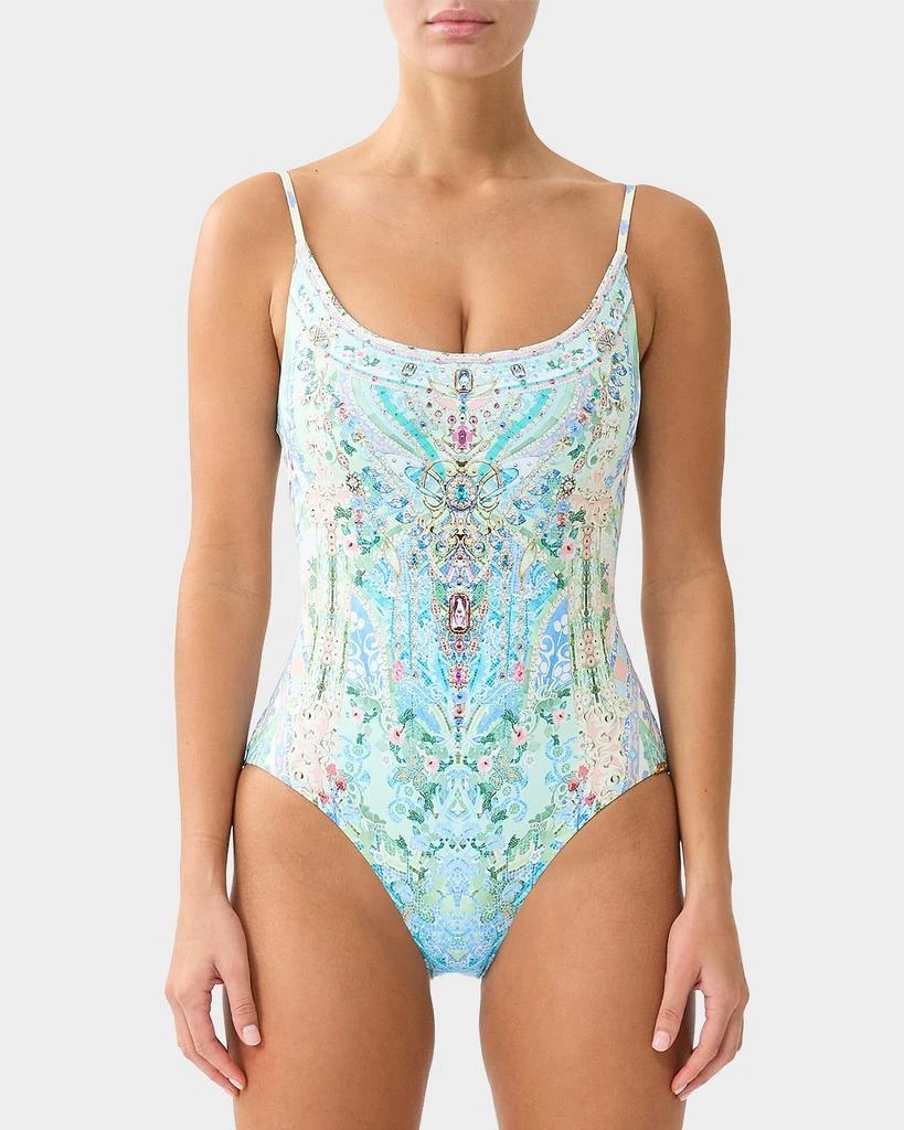 Camilla Midsummer Mosaics Scoop-Neck One-Piece Swimsuit 4
