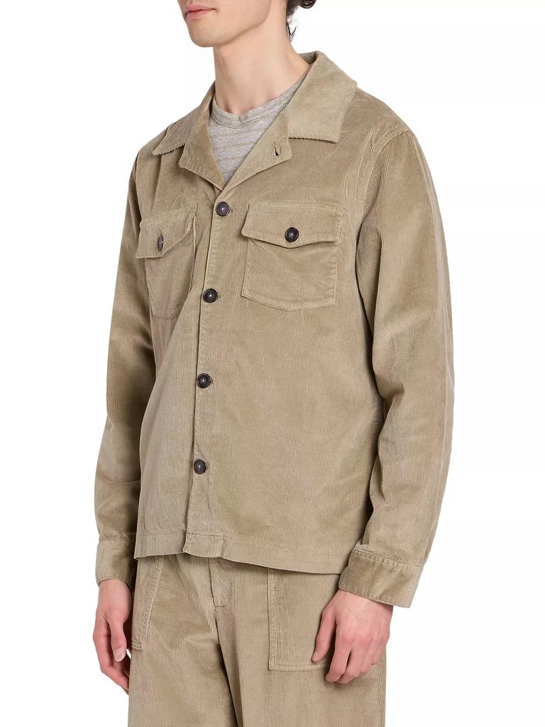 Officine Générale Aylan Cotton Corduroy Overshirt 4