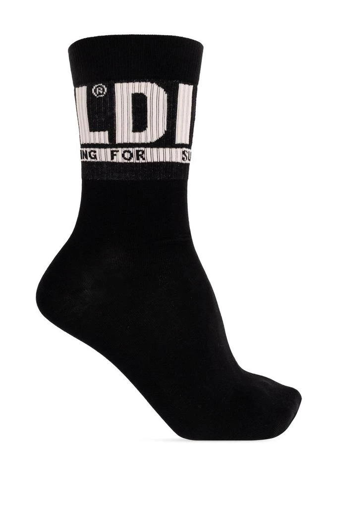 Diesel Diesel Three Packs Logo Intarsia-Knit Socks 4