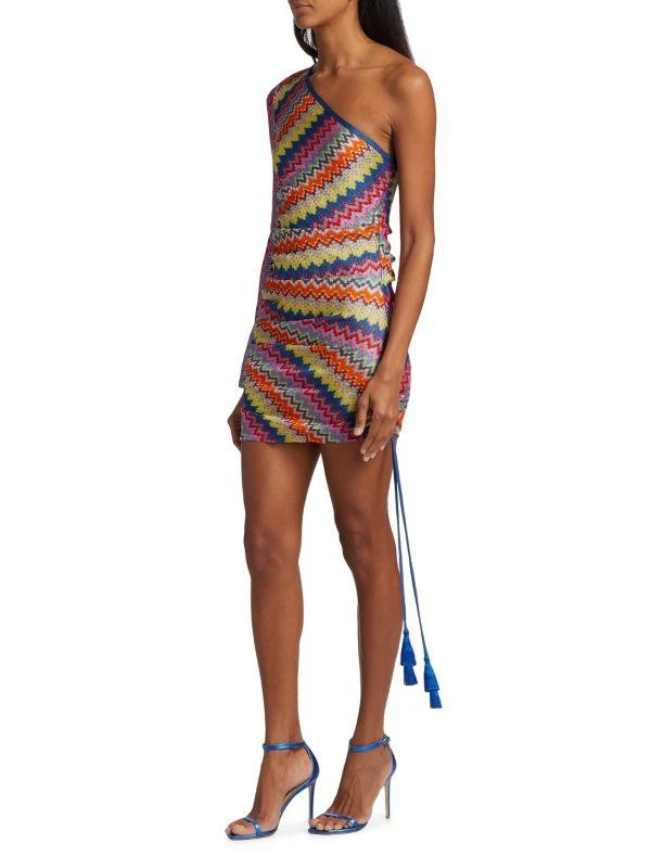 Alexis Devon Knit One-Shoulder Minidress 3