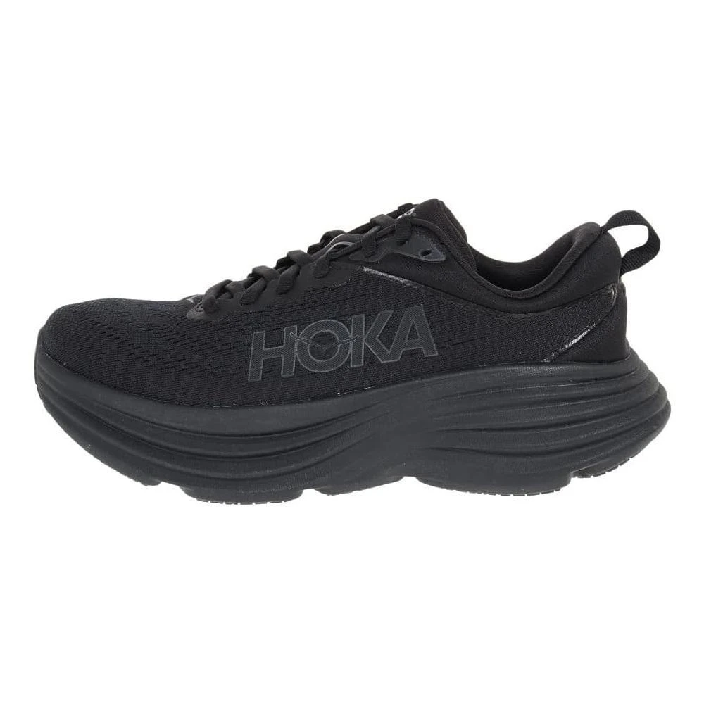 Hoka One One HOKA ONE Bondi 8 Womens Running Shoes - Black 1