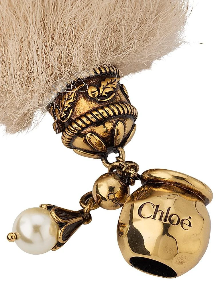 Chloé Shearling Bag Charm 3