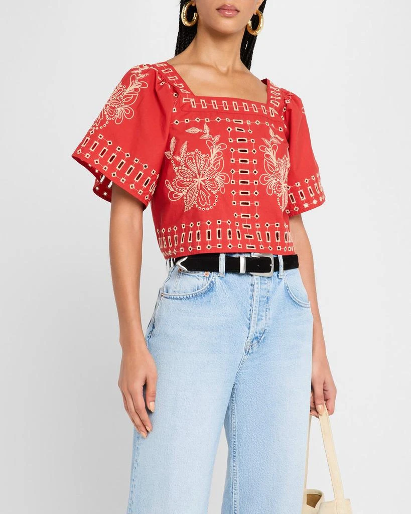 Rails Laine Embroidered Top 4