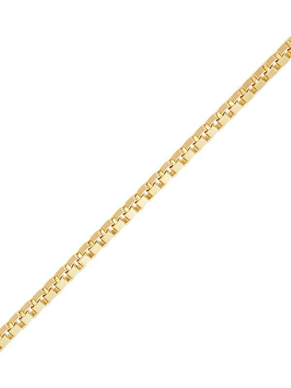 Saks Fifth Avenue 14K Yellow Gold Box 16'' Chain Necklace 3