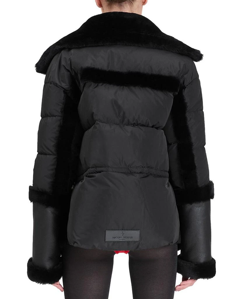 Nicole Benisti Garnier Shearling Trim Coat 3
