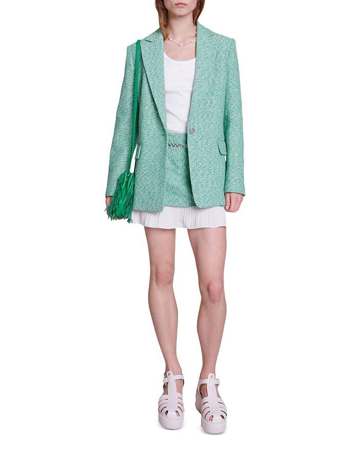 Maje Vrinny Tweed Blazer