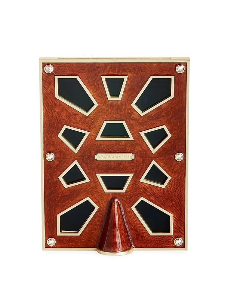 Jay Strongwater Leopard Spotted Pavé Corner Frame 2