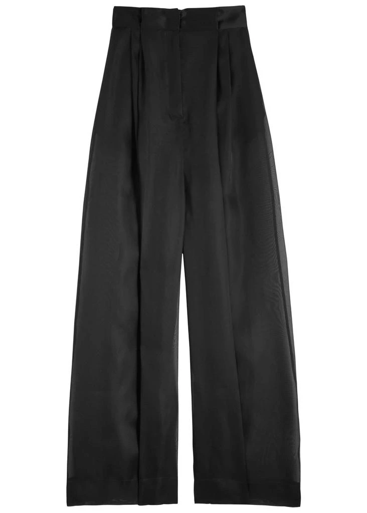 A.W.A.K.E MODE Wide-leg organza trousers 1
