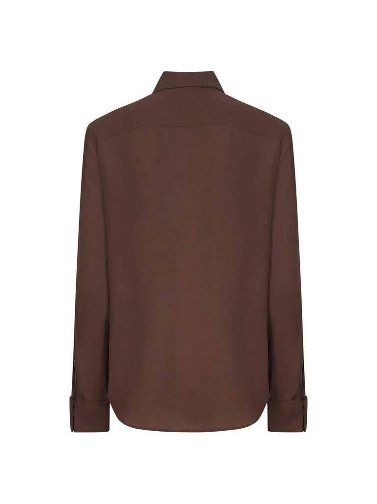 BLANCA VITA BLANCA VITA | Brown crepe Corten shirt | Women | 40 2
