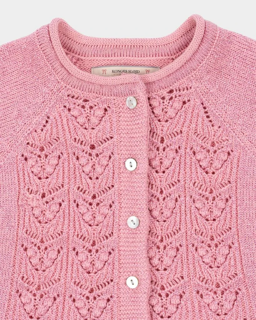 Konges Slojd Girl's Cabby Frill Knitted Cardigan, Size 2-8 2