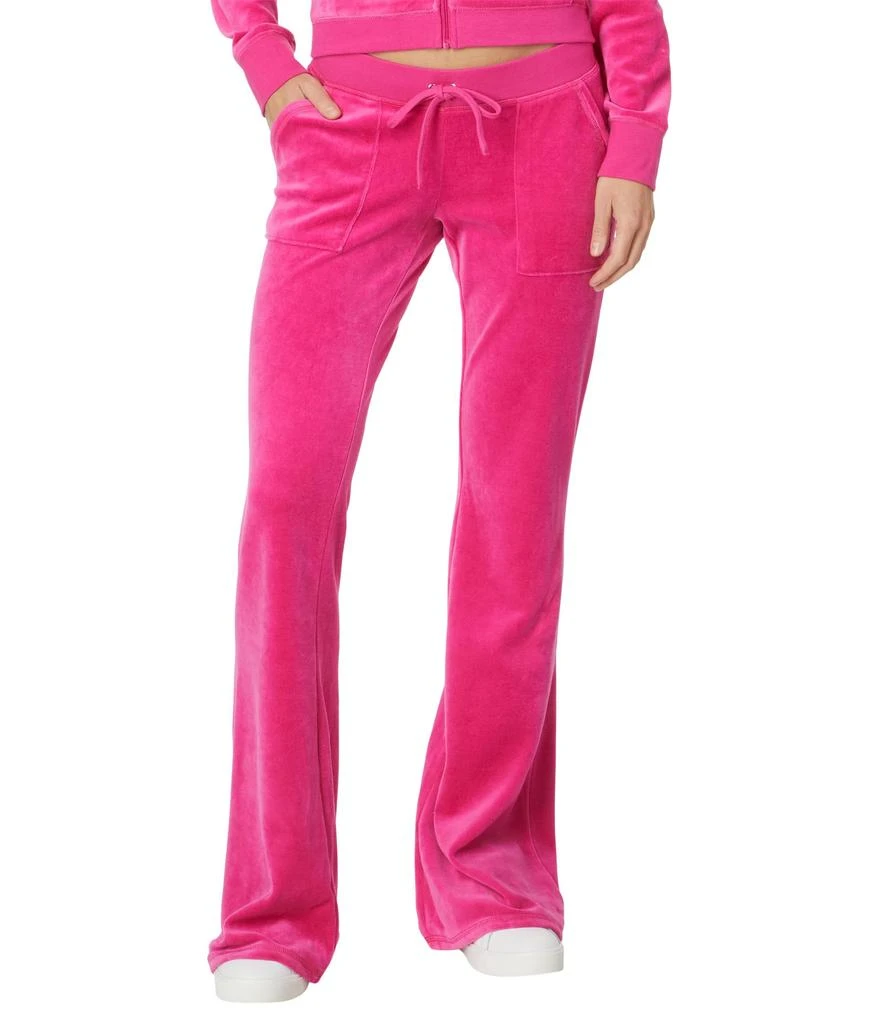 Juicy Couture Heritage Low Rise Snap Pocket Track Pants 1