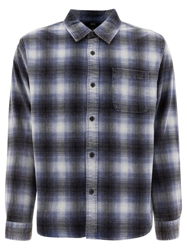 トップス STUSSY Zip Shirt Twisted Yarn Plaid STUSSY Stüssy Twisted Yarn Plaid Zip Shirt - Shirts