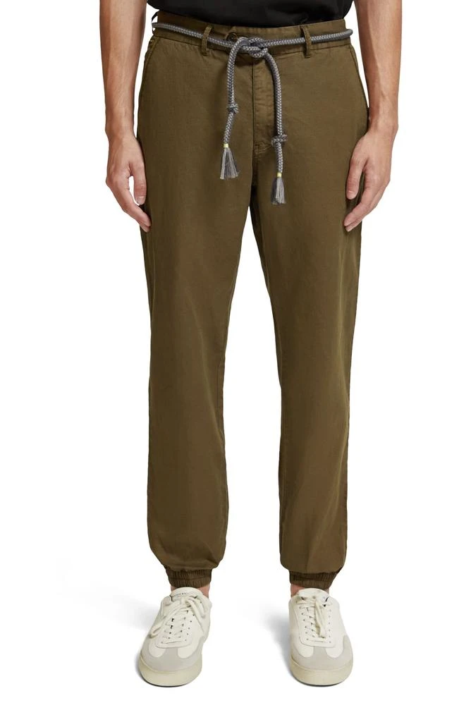 Scotch & Soda Relaxed Fit Cotton Blend Chino Joggers 1