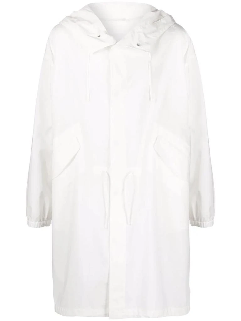 Jil Sander logo-print raincoat - men 1