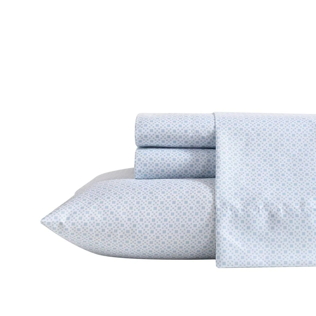 Nautica Annie Geo Blue Full Sheet Set