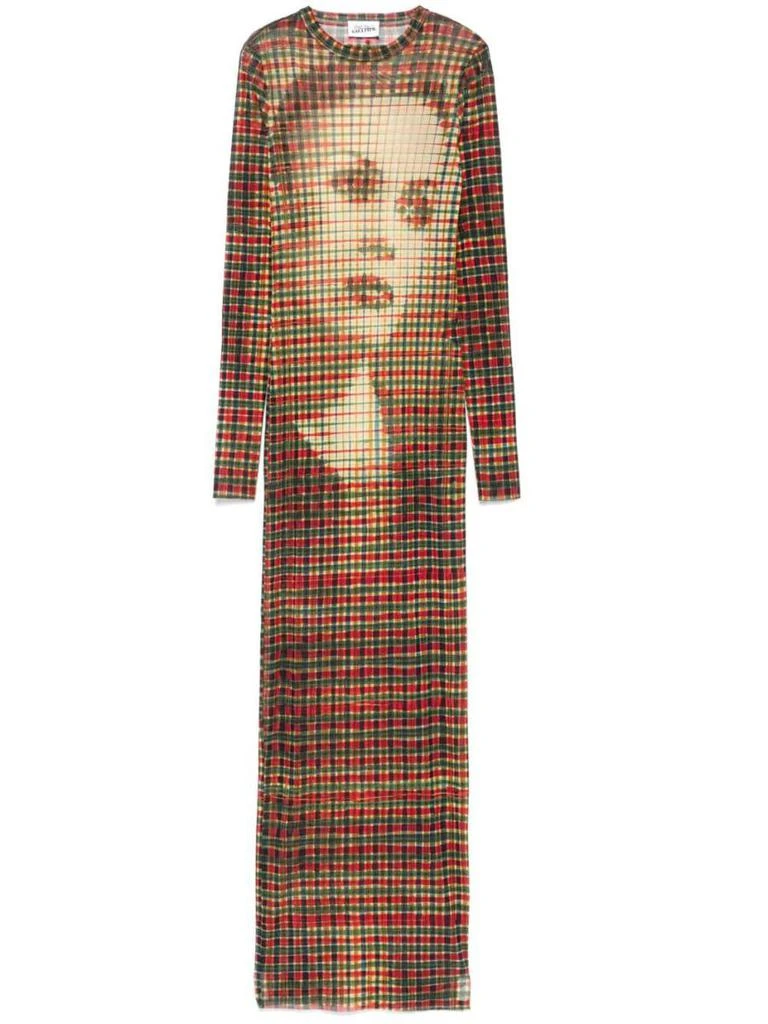Jean Paul Gaultier Jean Paul Gaultier Tartan Face Long Dress 1