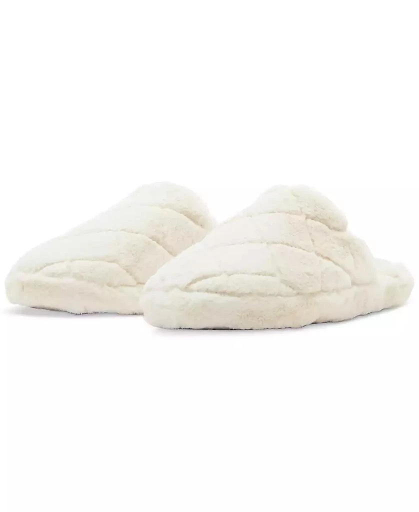 Steve Madden Women's 2-Pc. Embellished Beanie & Faux-Fur Slippers Boxed Gift Set 2