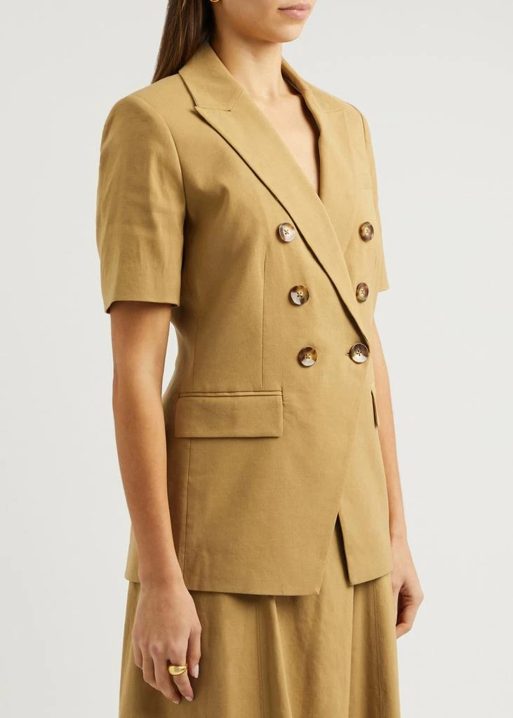 VERONICA BEARD Atwood linen-blend Dickey blazer 2